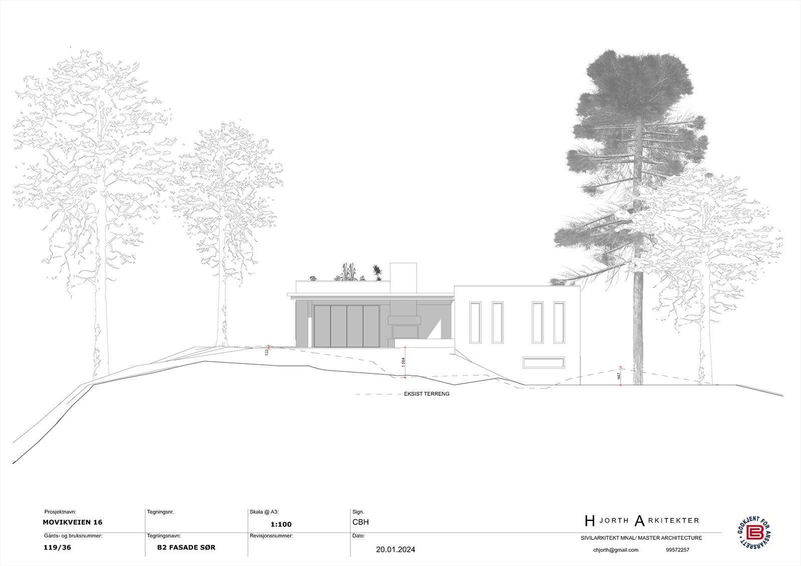 B2 Fasade SØR.jpg Galleribilde