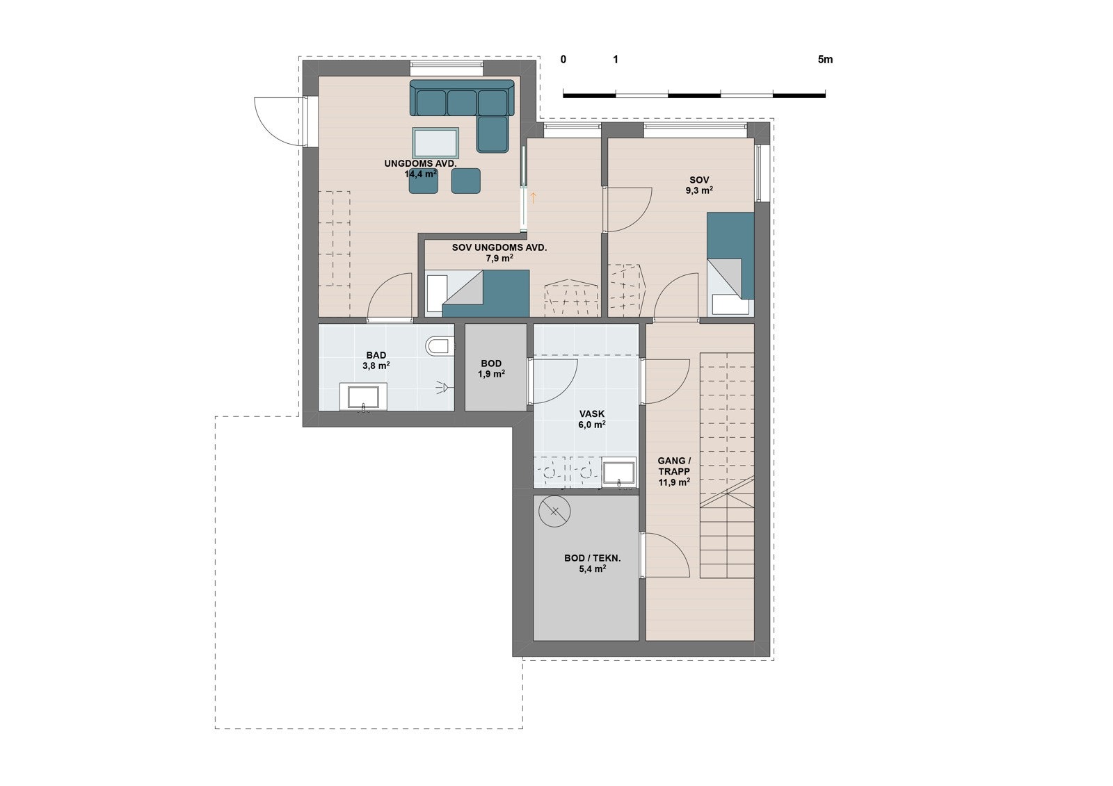 Stokkåsen 69A, sokkel Galleribilde