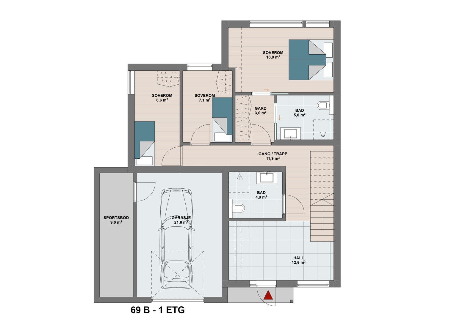 Stokkåsen 69B, 1.etasje Galleribilde