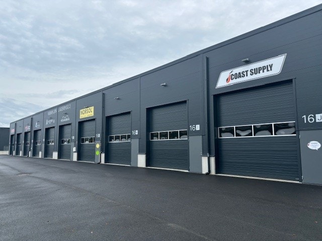 Illustrasjonsbilde fra lagerbygg på Stord Galleribilde