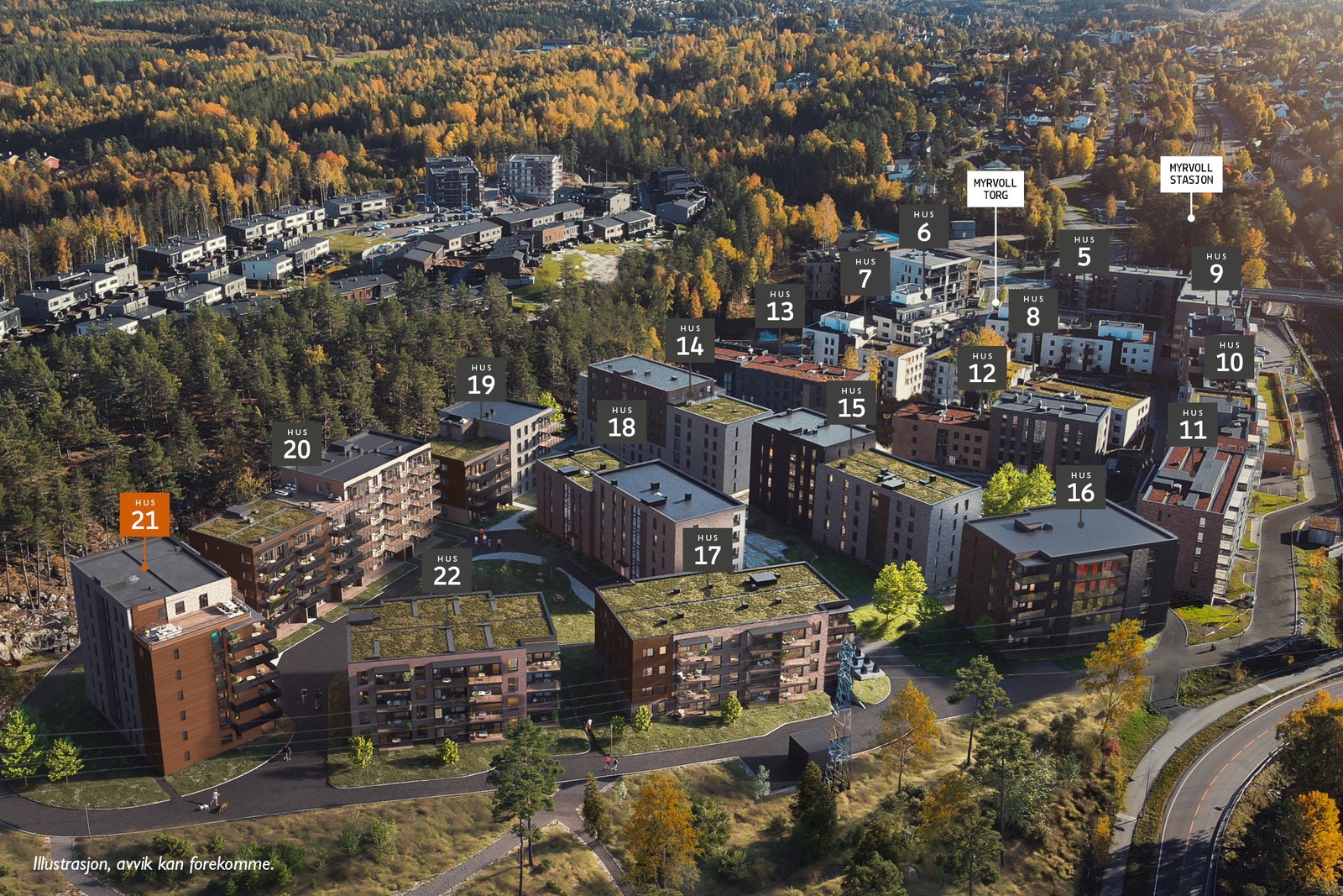 Svanemerkede og energieffektive leiligheter Galleribilde