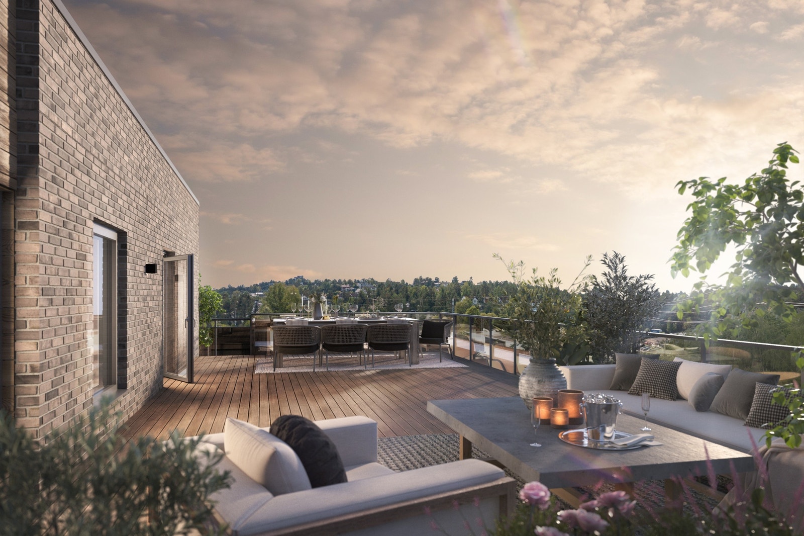 Takterrasse fra 21-H0702 Galleribilde