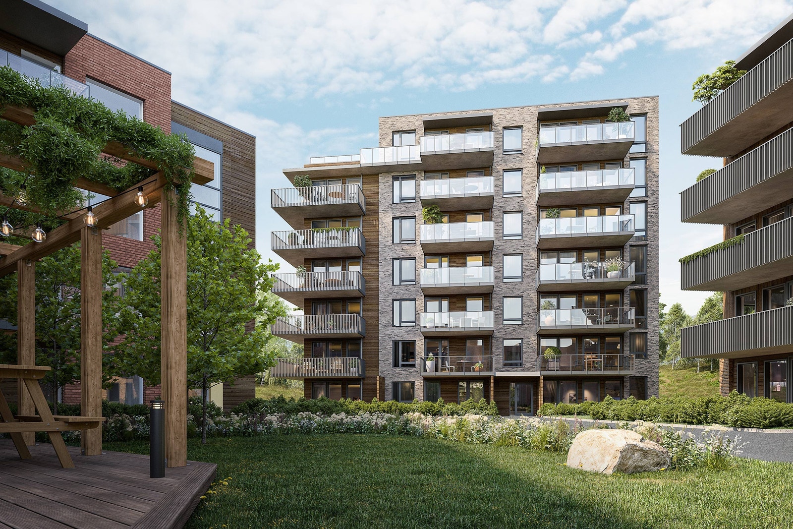 Flott intern beliggenhet Galleribilde