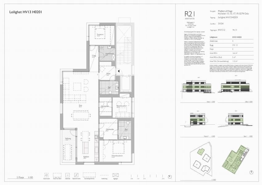 Plantegning av leil. A2, 2.etasje Galleribilde