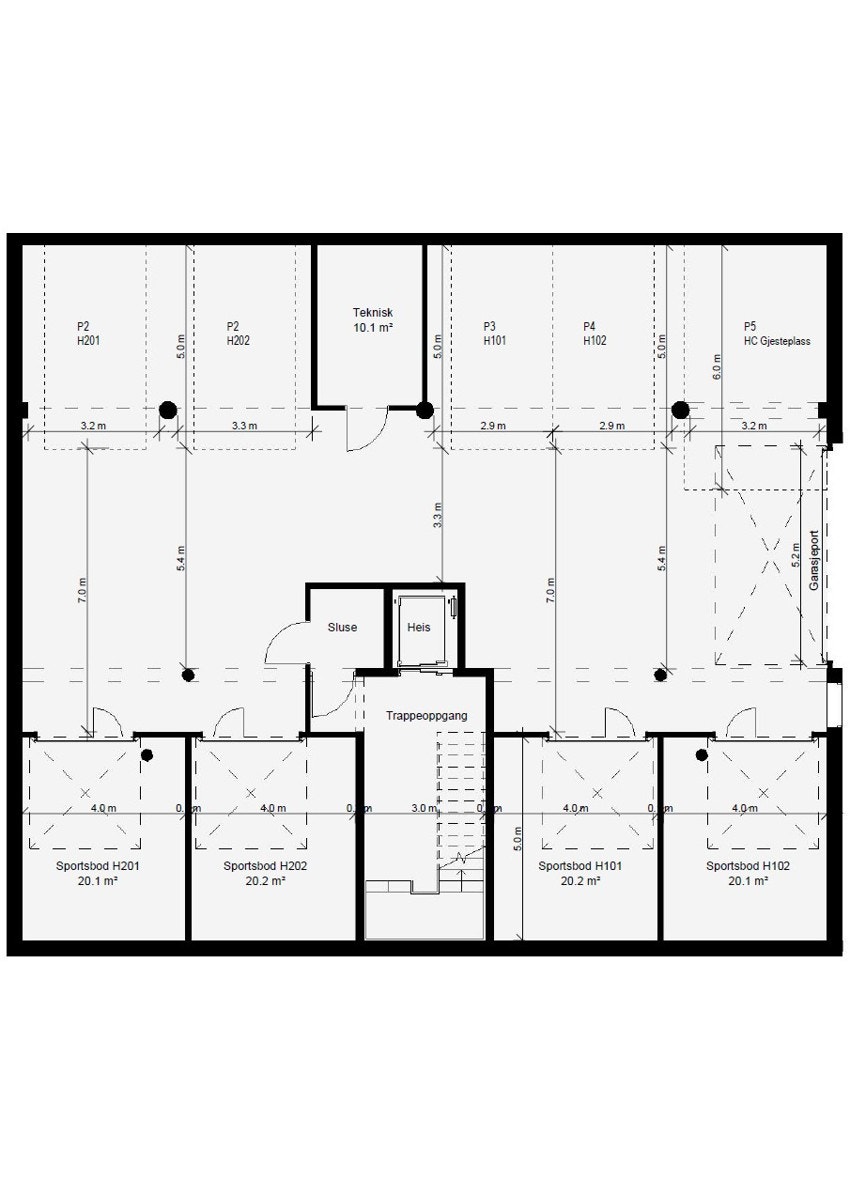 parkeringskjeller Galleribilde