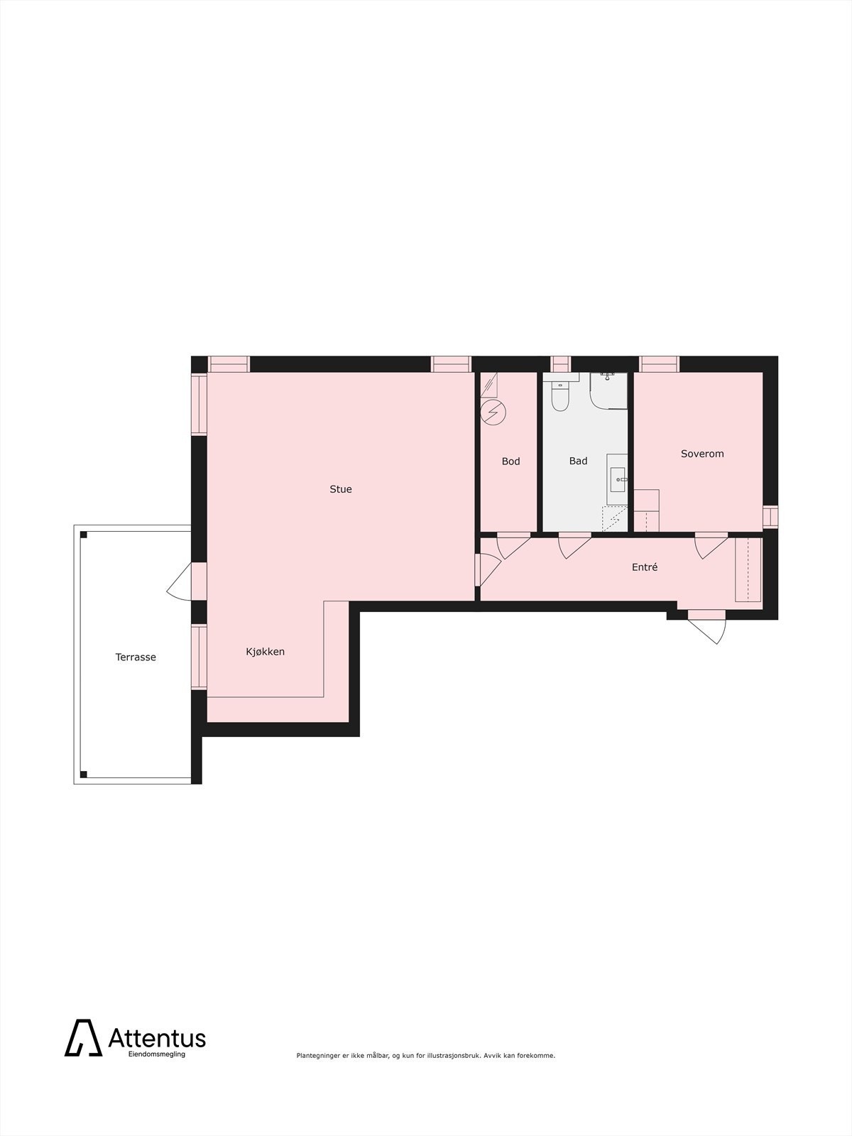 Plantegning Galleribilde