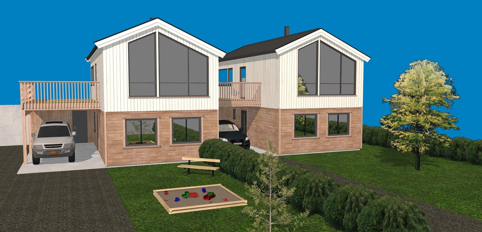 Illustrasjon inngangsparti Galleribilde