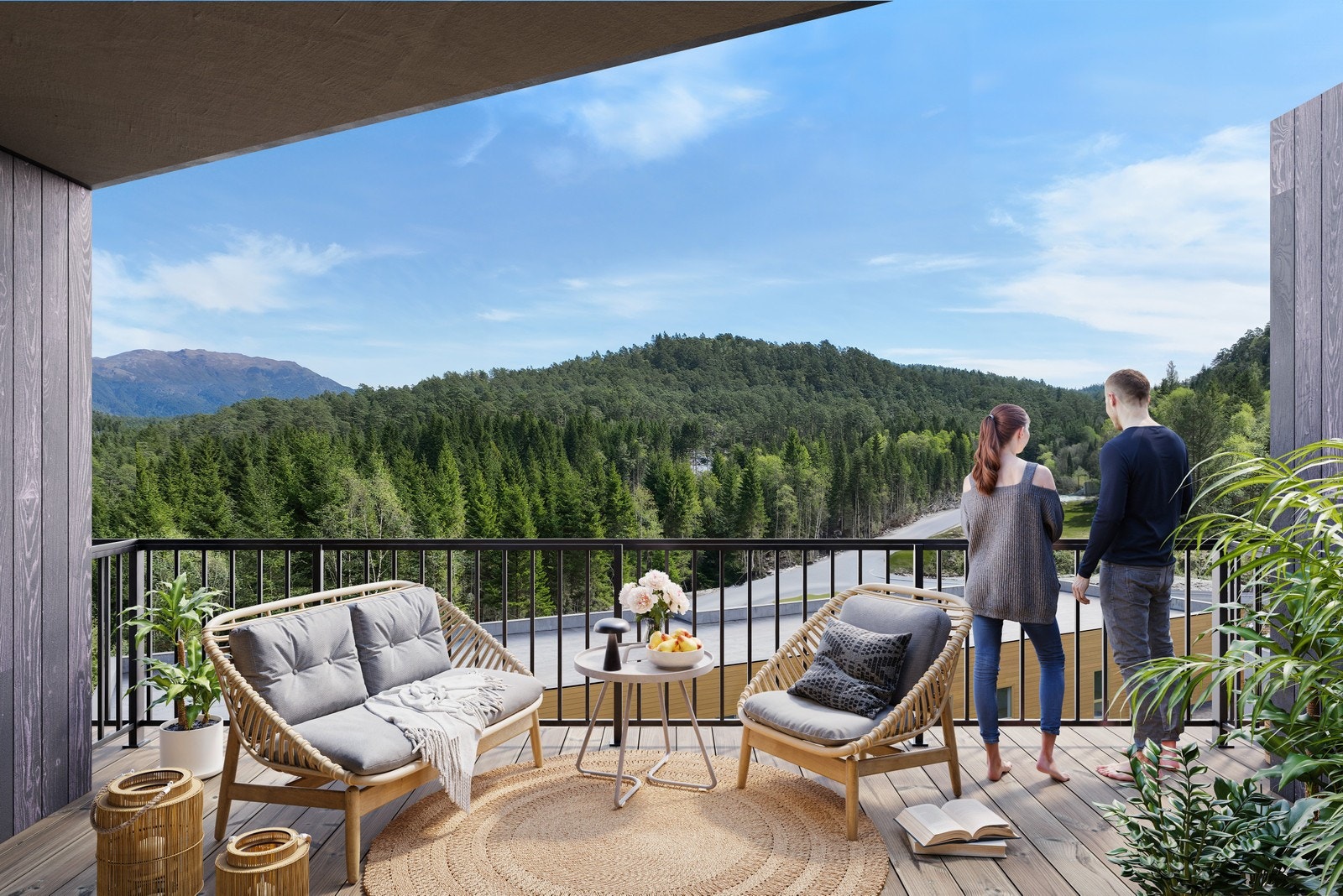 Rekkehus D - Takterrasse Galleribilde