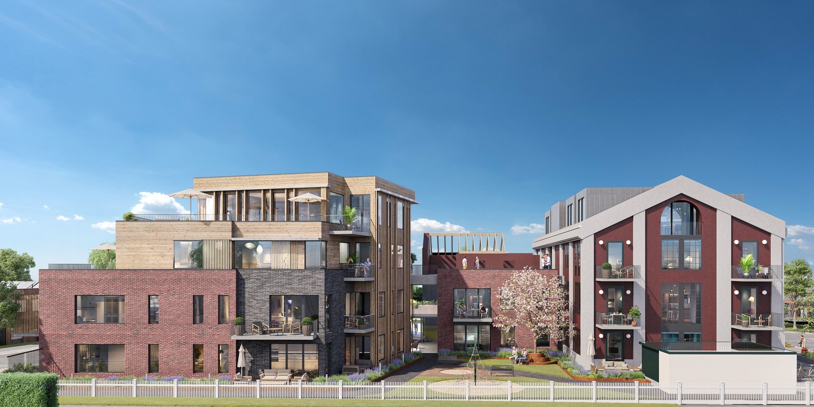 Velkommen til Godthåb Øya! Herskapelig prosjekt med leiligheter av høy kvalitet beliggende ved Nidelva | Illustrasjon Galleribilde