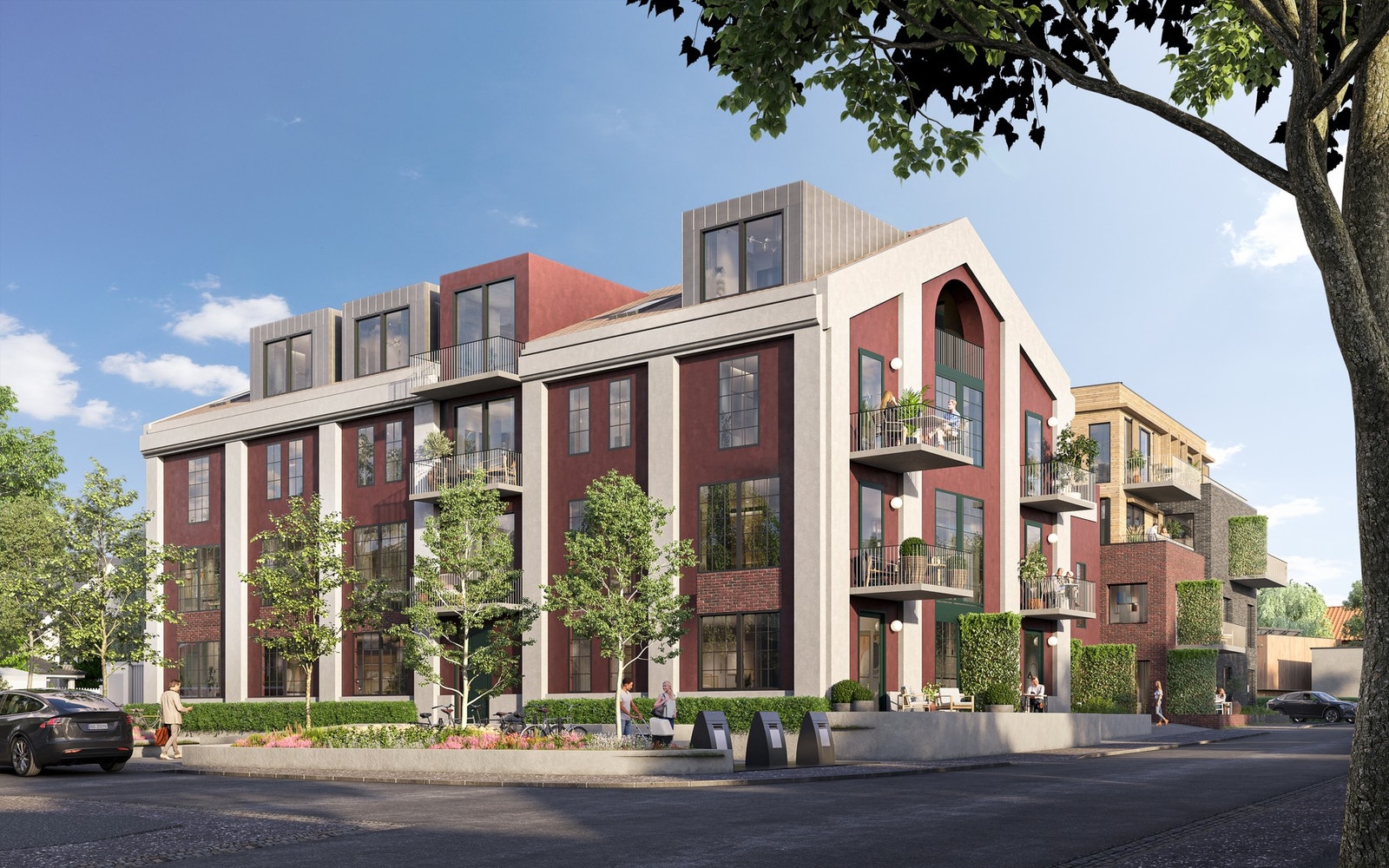 Velkommen til Godthåb Øya! Herskapelig prosjekt med leiligheter av høy kvalitet beliggende ved Nidelva | Illustrasjon Galleribilde