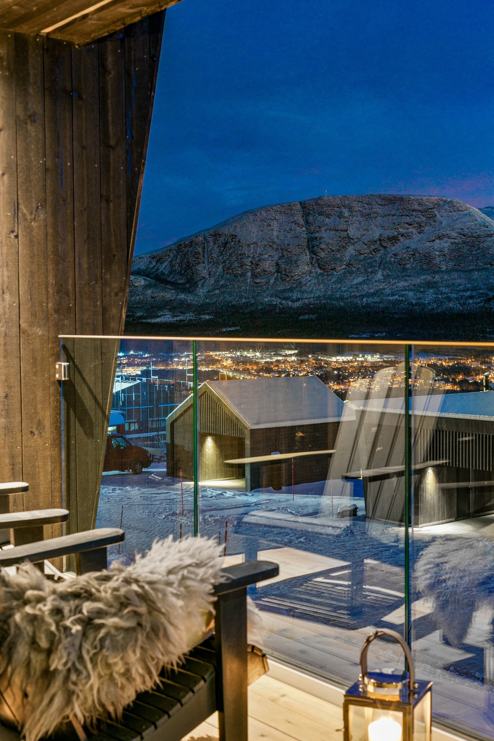 Balkong med fantastisk utsikt Galleribilde