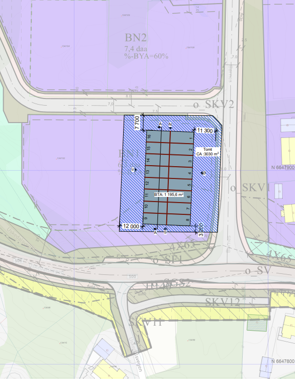 Situasjonsplan Galleribilde