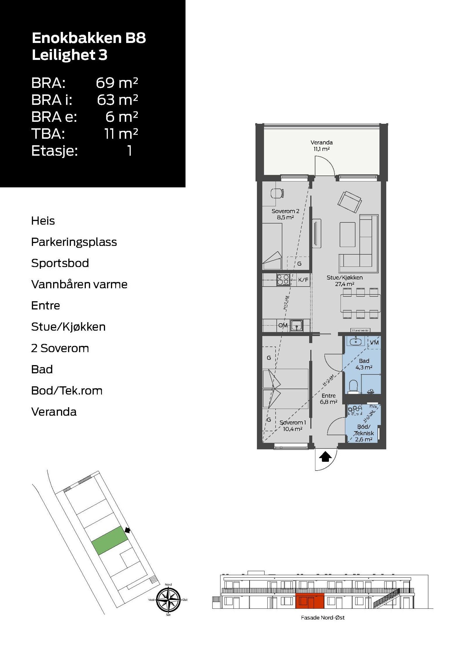 Enokbakken B8 Leilighet 3 Galleribilde