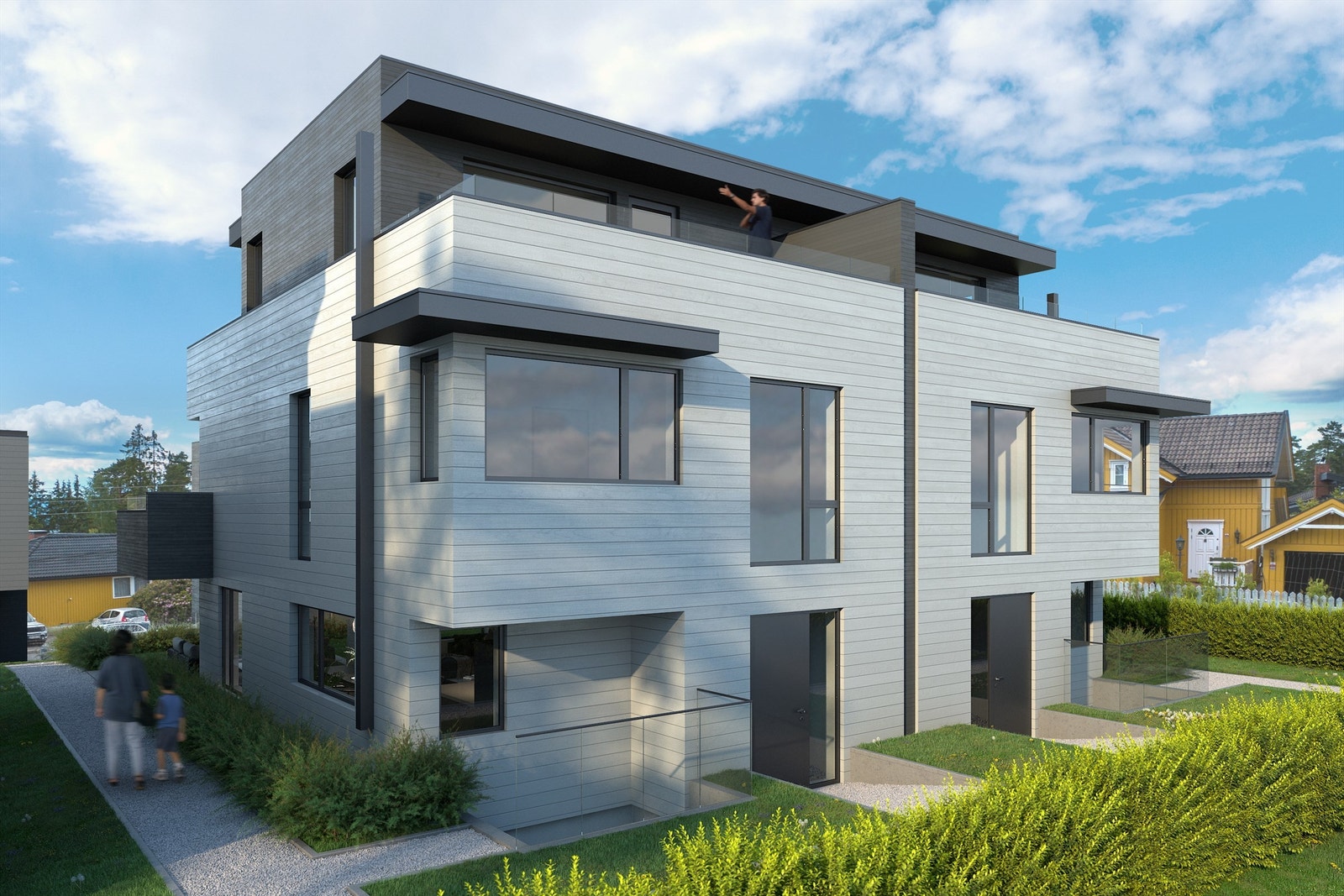 Steinhammerveien 28 B og C - Illustrasjon, avvik vil forekomme Galleribilde