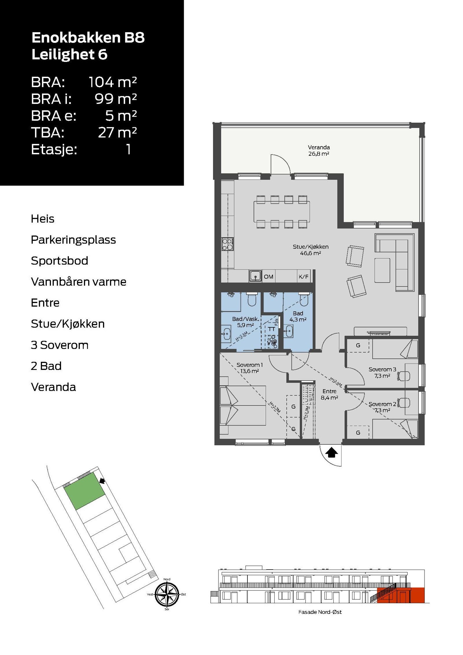 Enokbakken B8 Leilighet 6 Galleribilde