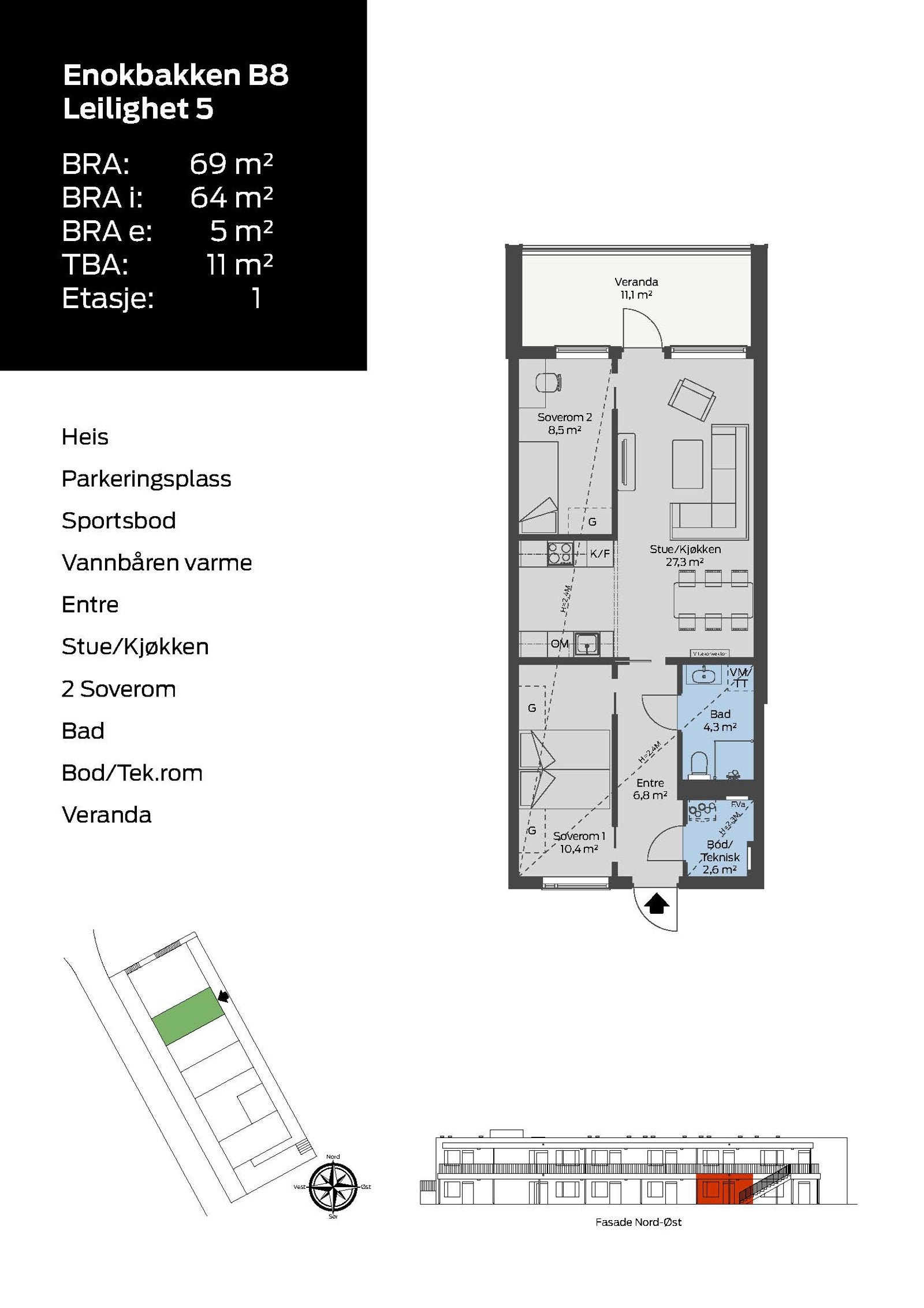 Enokbakken B8 Leilighet 5 Galleribilde