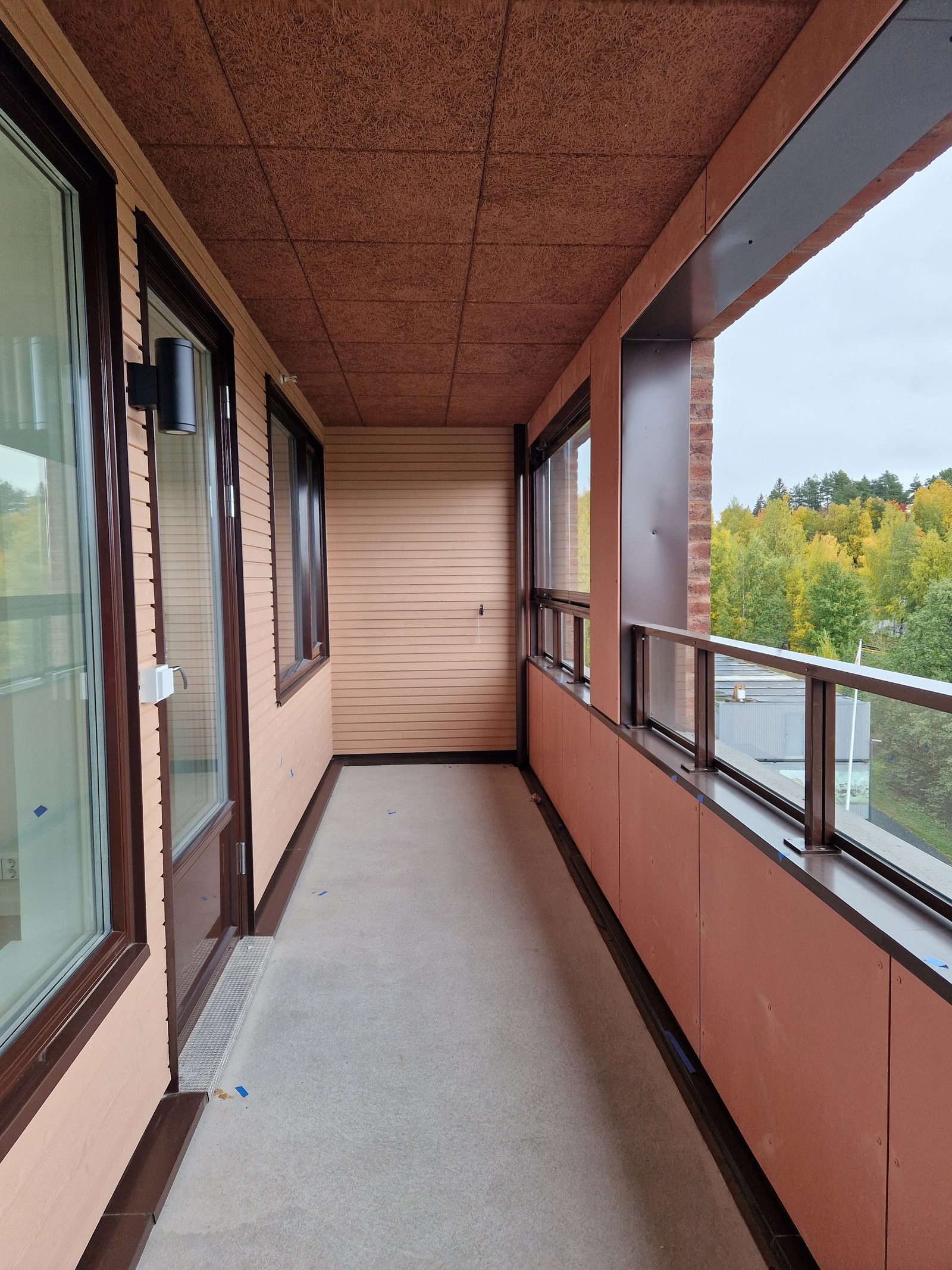 store balkong med glass Galleribilde