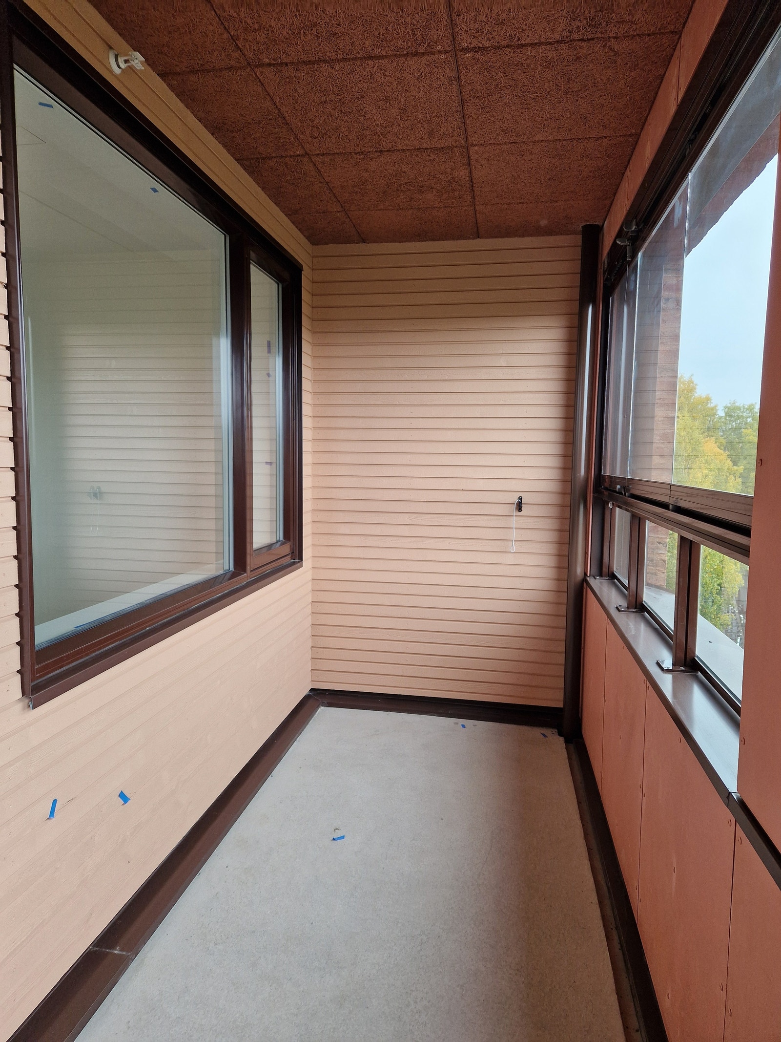 store balkong med glass Galleribilde