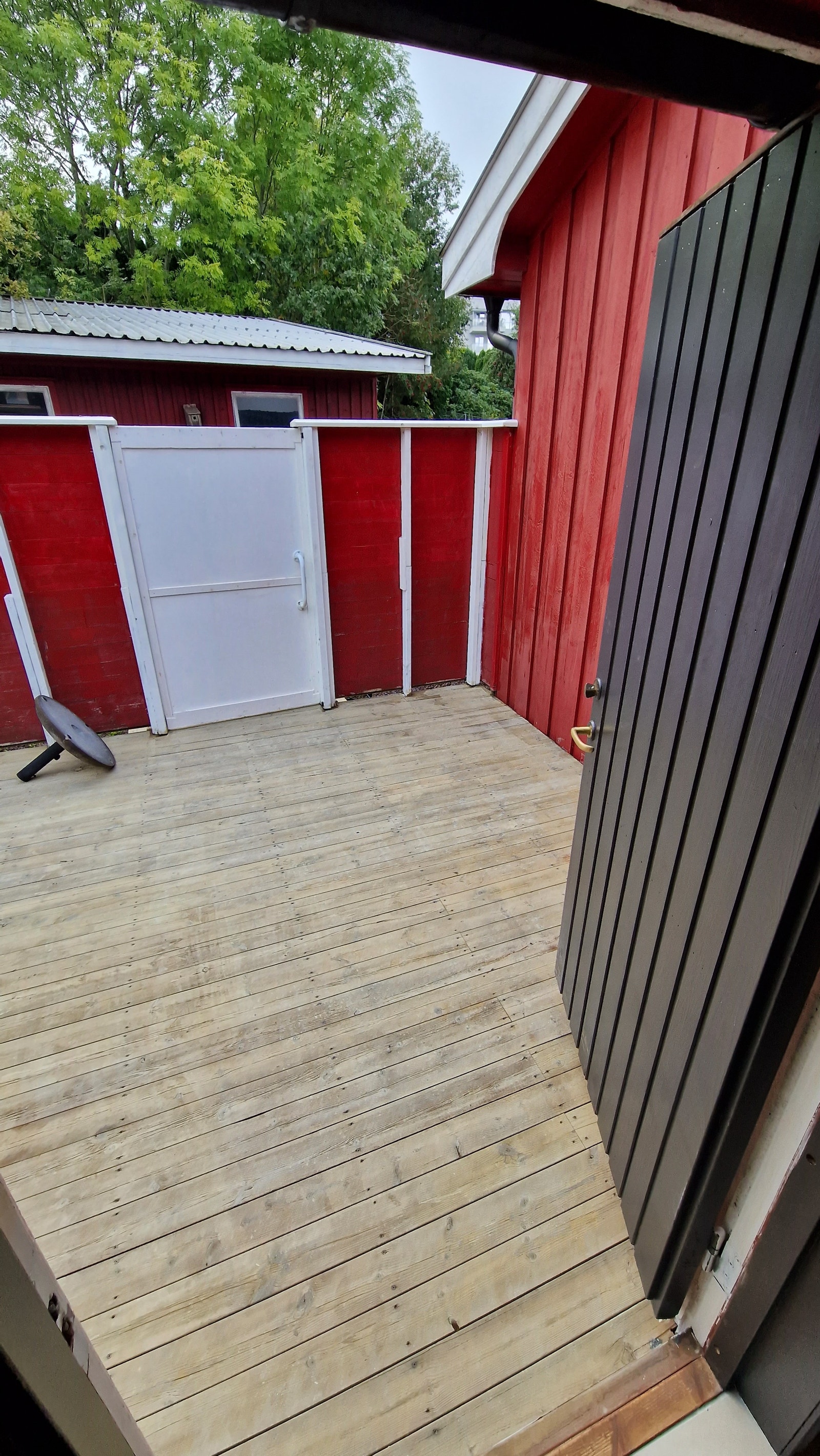 Privat terrasse med ingen innsyn Galleribilde