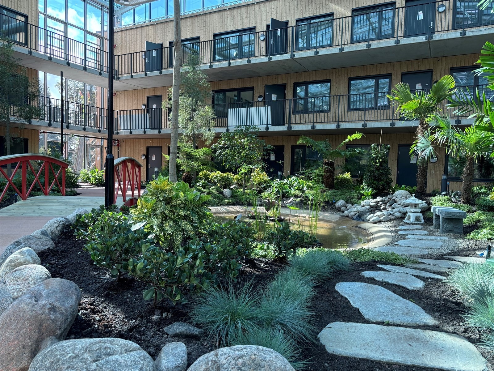 Stemningsbilde fra hagen Galleribilde