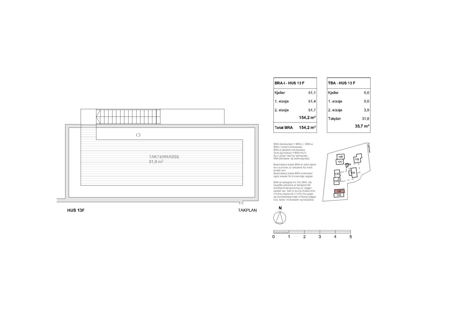 Takplan - Fugleliveien 13F Galleribilde