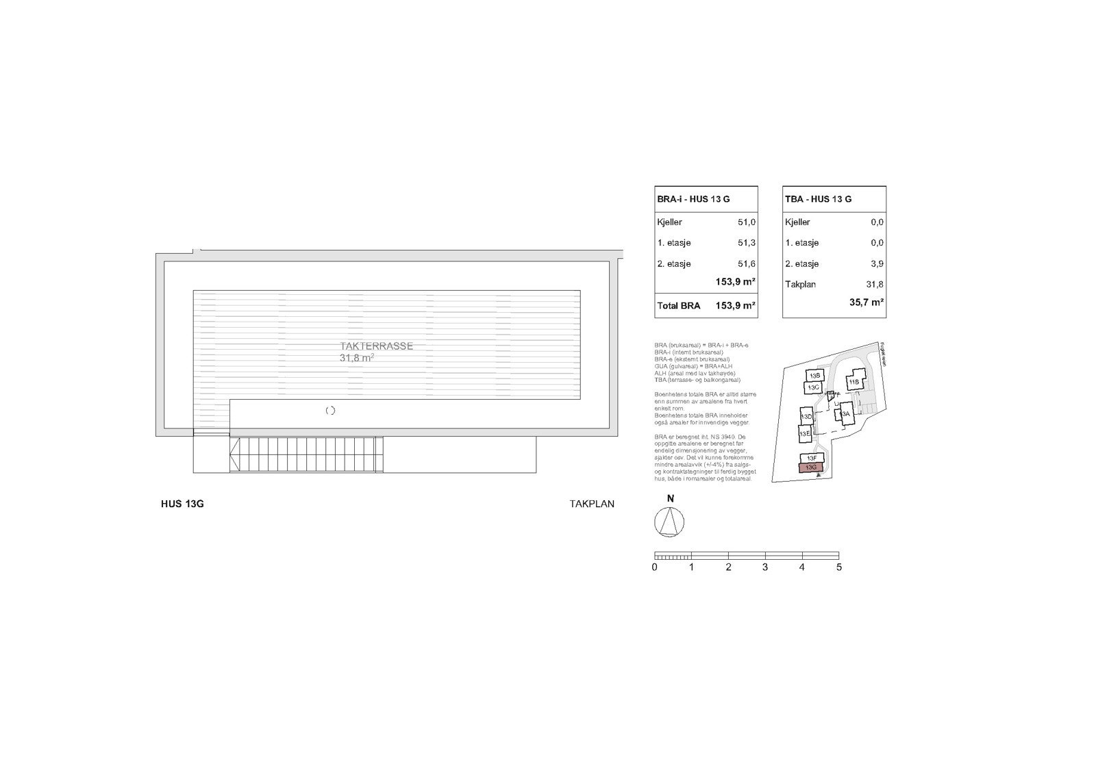 Takplan - Fugleliveien 13G Galleribilde