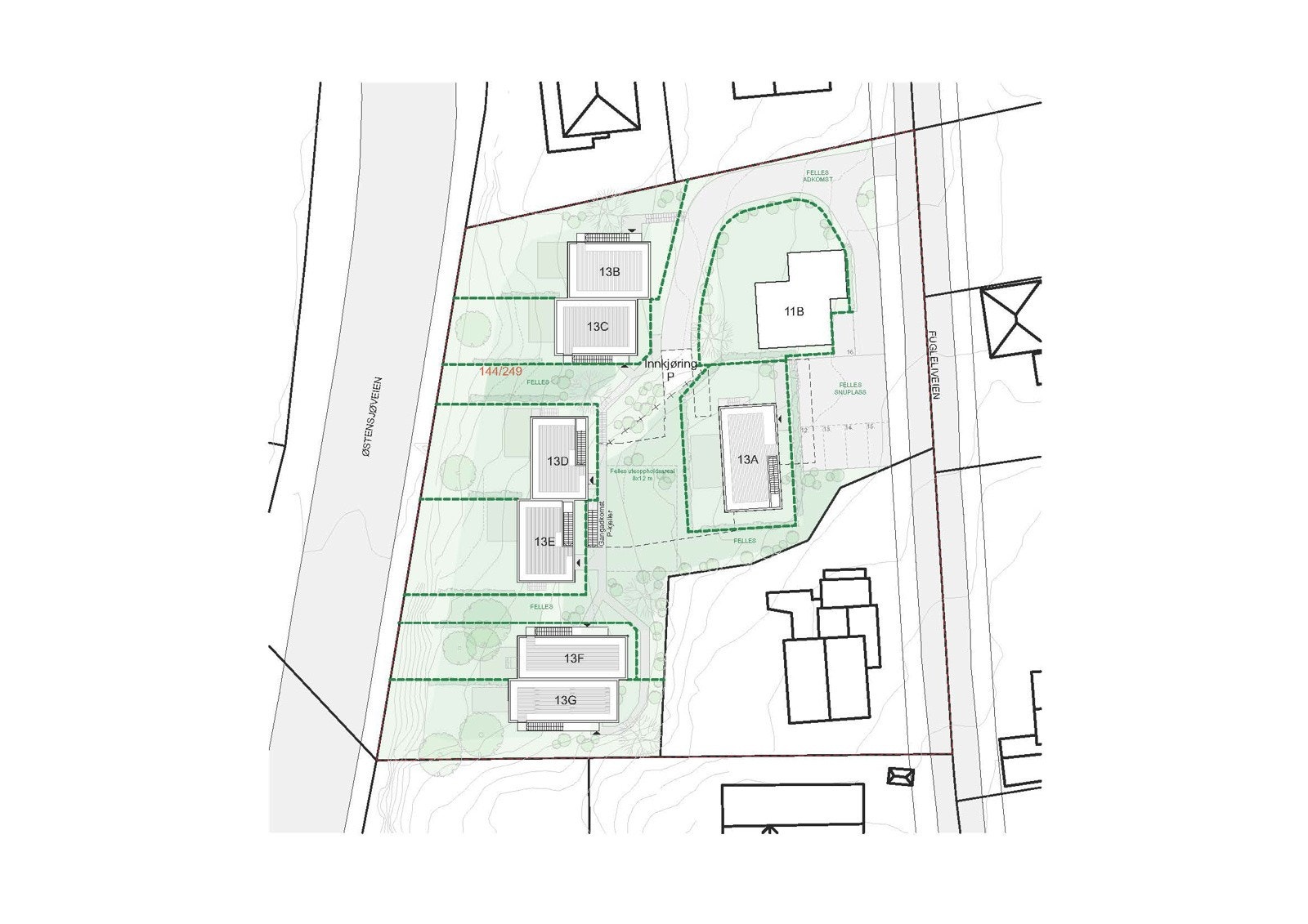 Utomhusplan Galleribilde