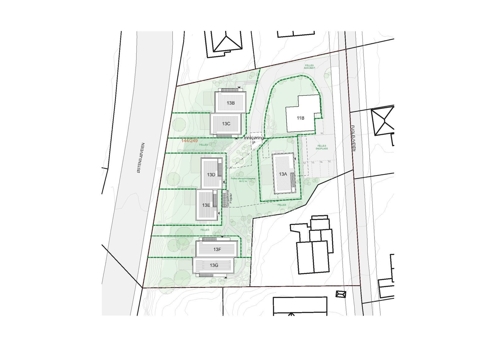 Utomhusplan Galleribilde