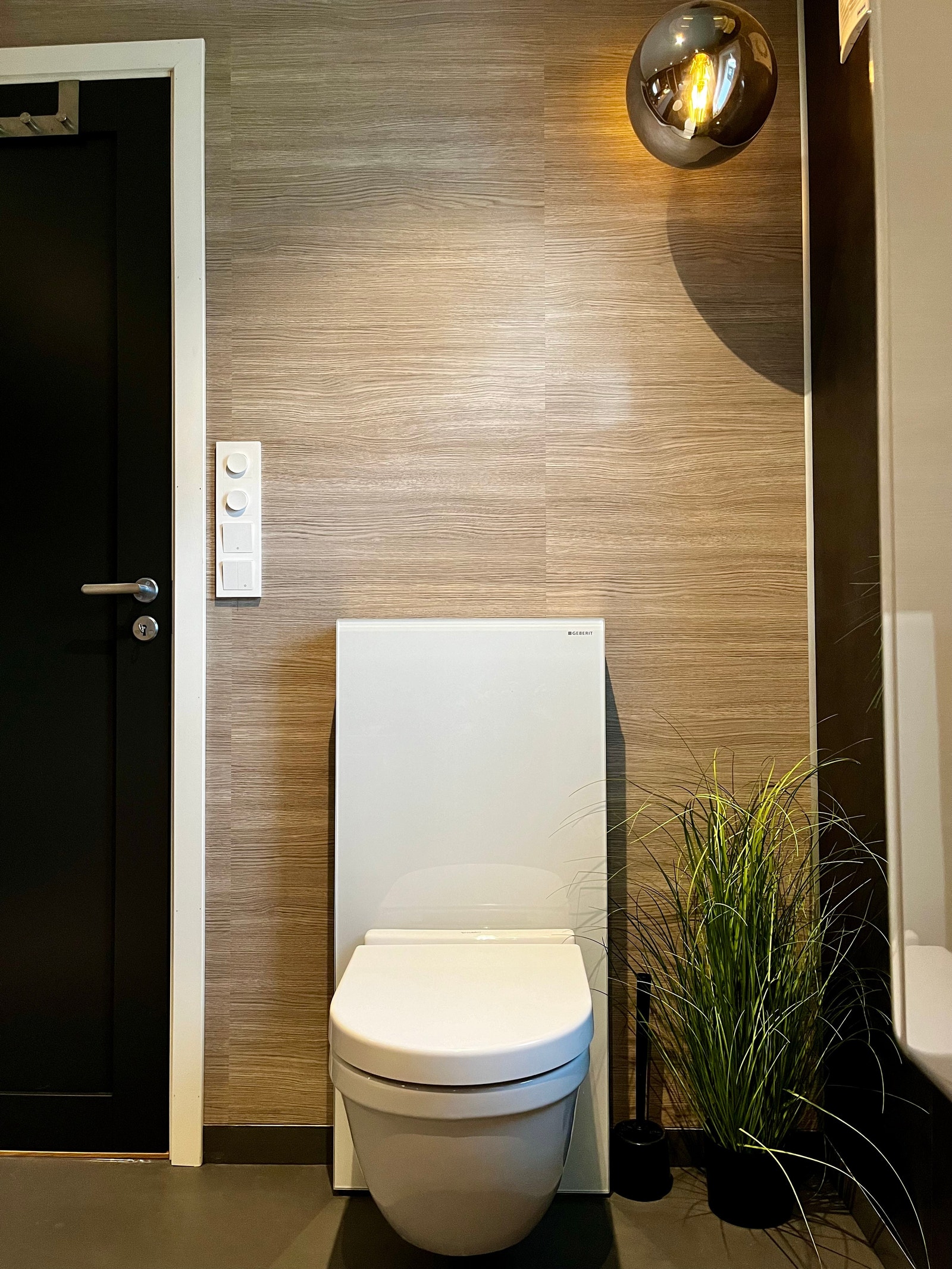 Vegghengt toalett. Galleribilde