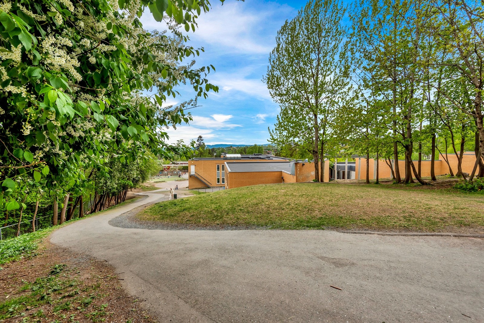 Områdebilde Lysejordet skole. Galleribilde