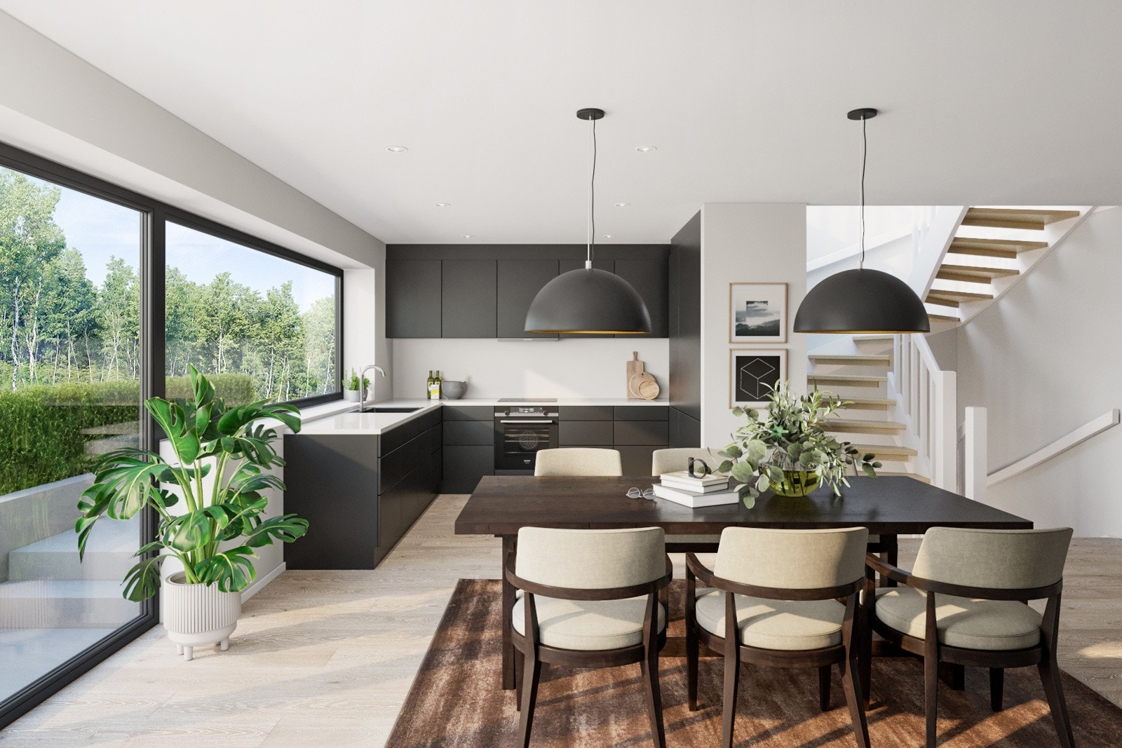 Kjøkken for seksjon 1, 2 og 3.(Ullernkollen 24, 26 og 30) Illustrasjon - avvik vil forekomme. Galleribilde