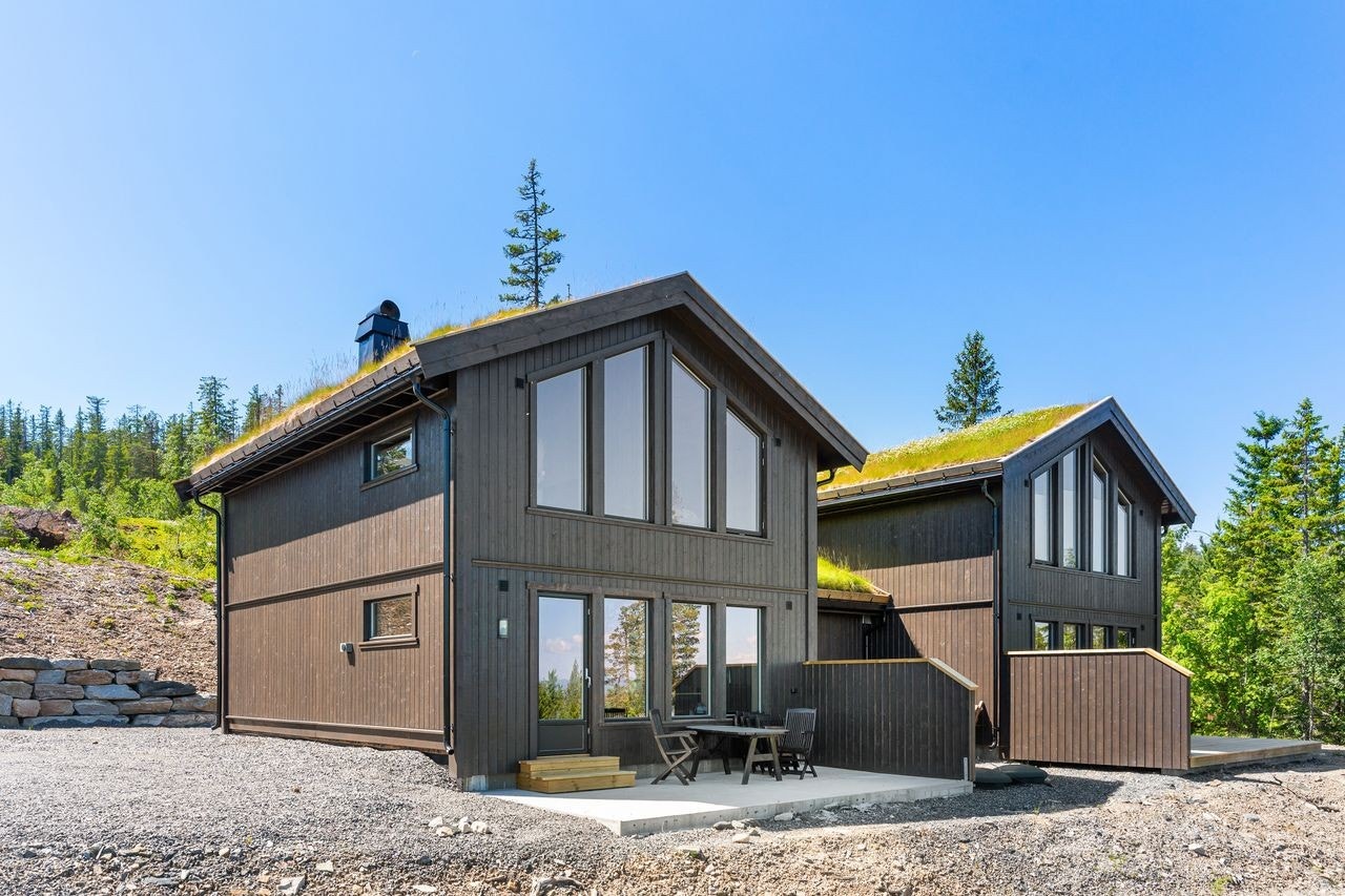 illustrasjon, tilsvarende hytte bygget Galleribilde