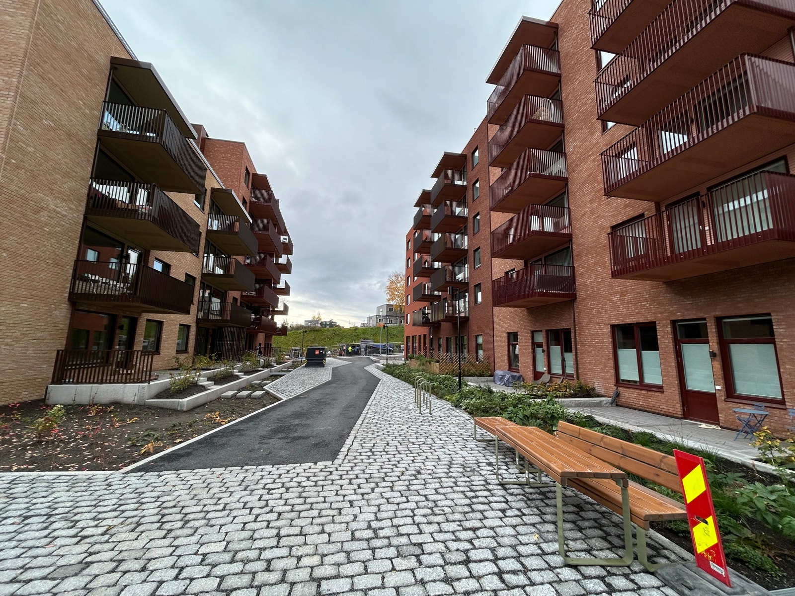 Passasjen mellom husene Galleribilde