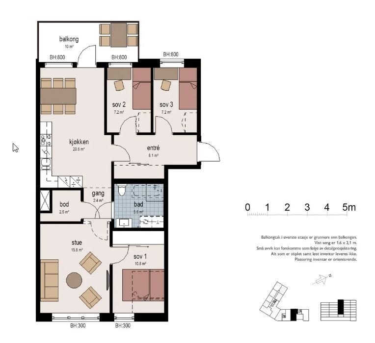 Planløsningen Galleribilde