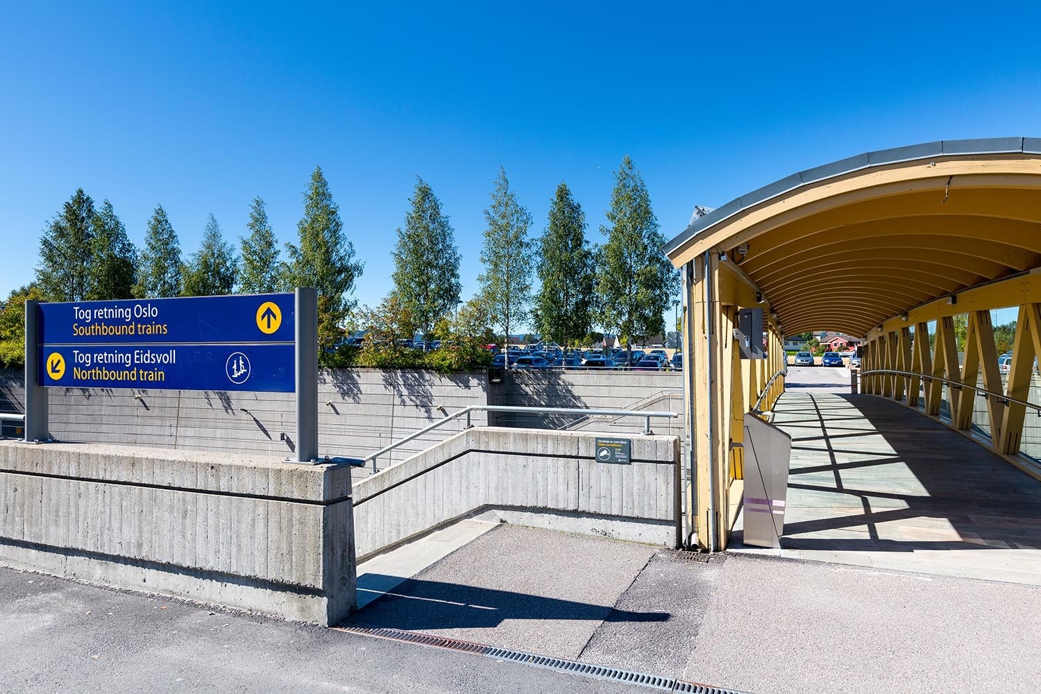 Leilighetene ligger i umiddelbar nærhet til Eidsvoll verk stasjon! Galleribilde