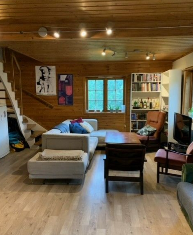 Romslig stue Galleribilde