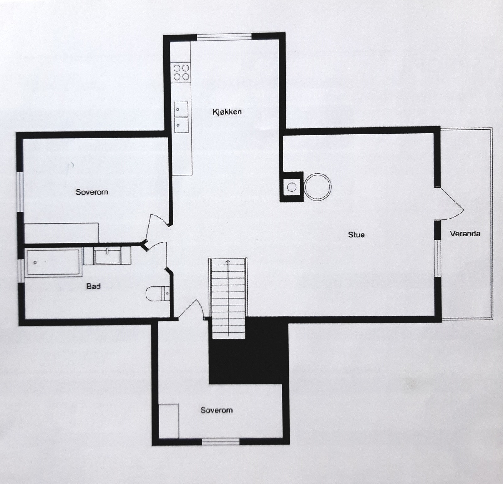 Plantegning Galleribilde