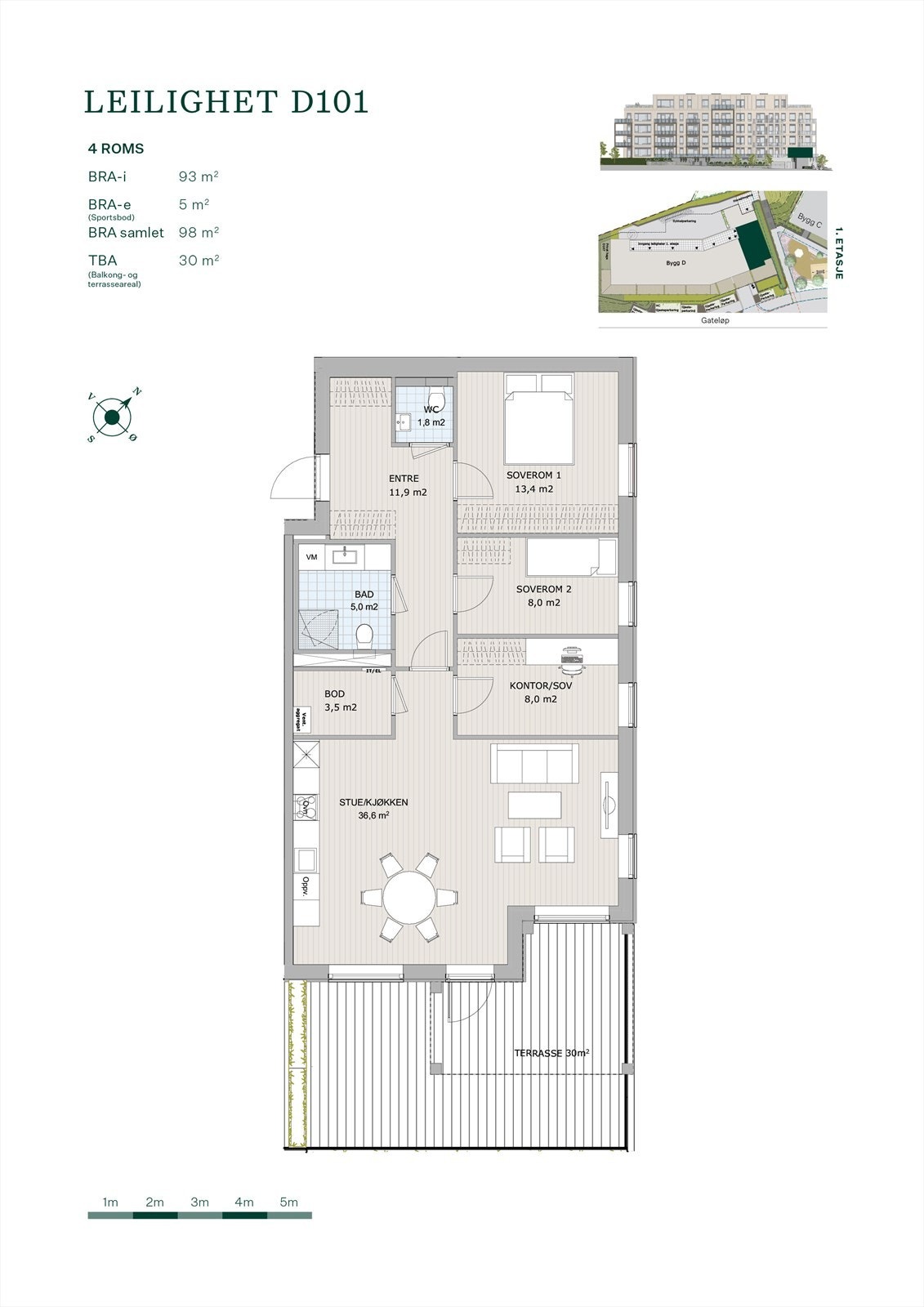 Plantegning Galleribilde