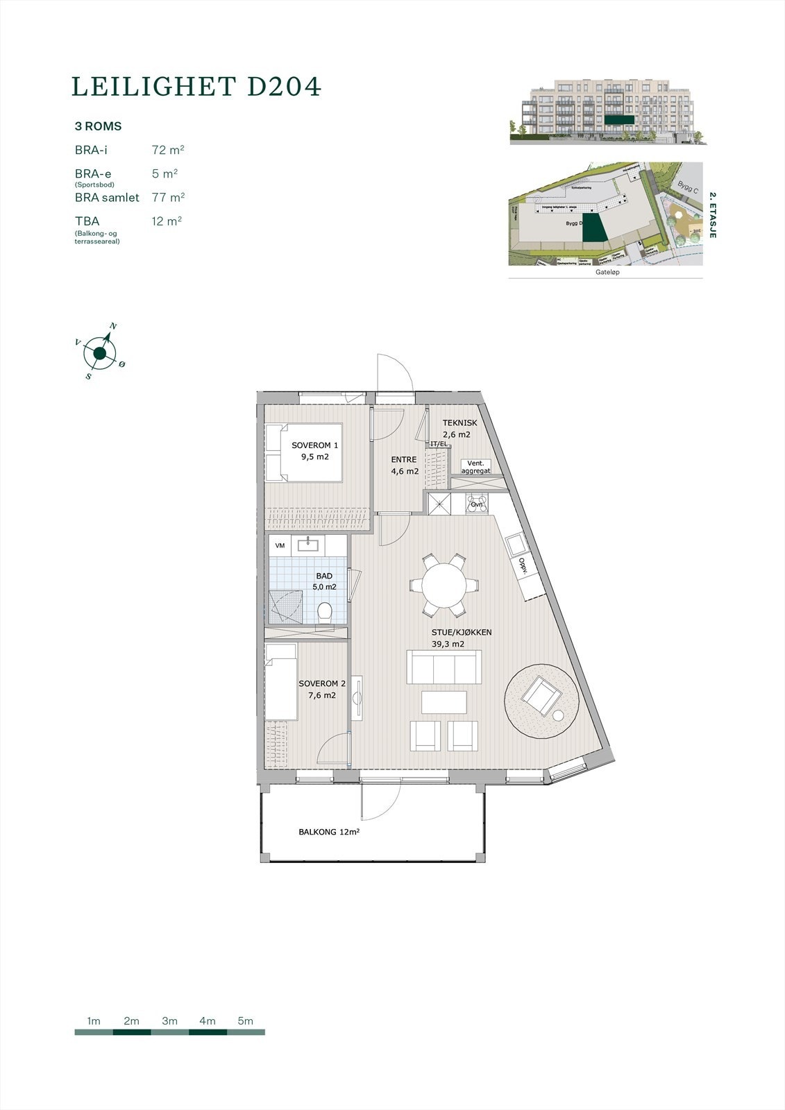 Plantegning Galleribilde