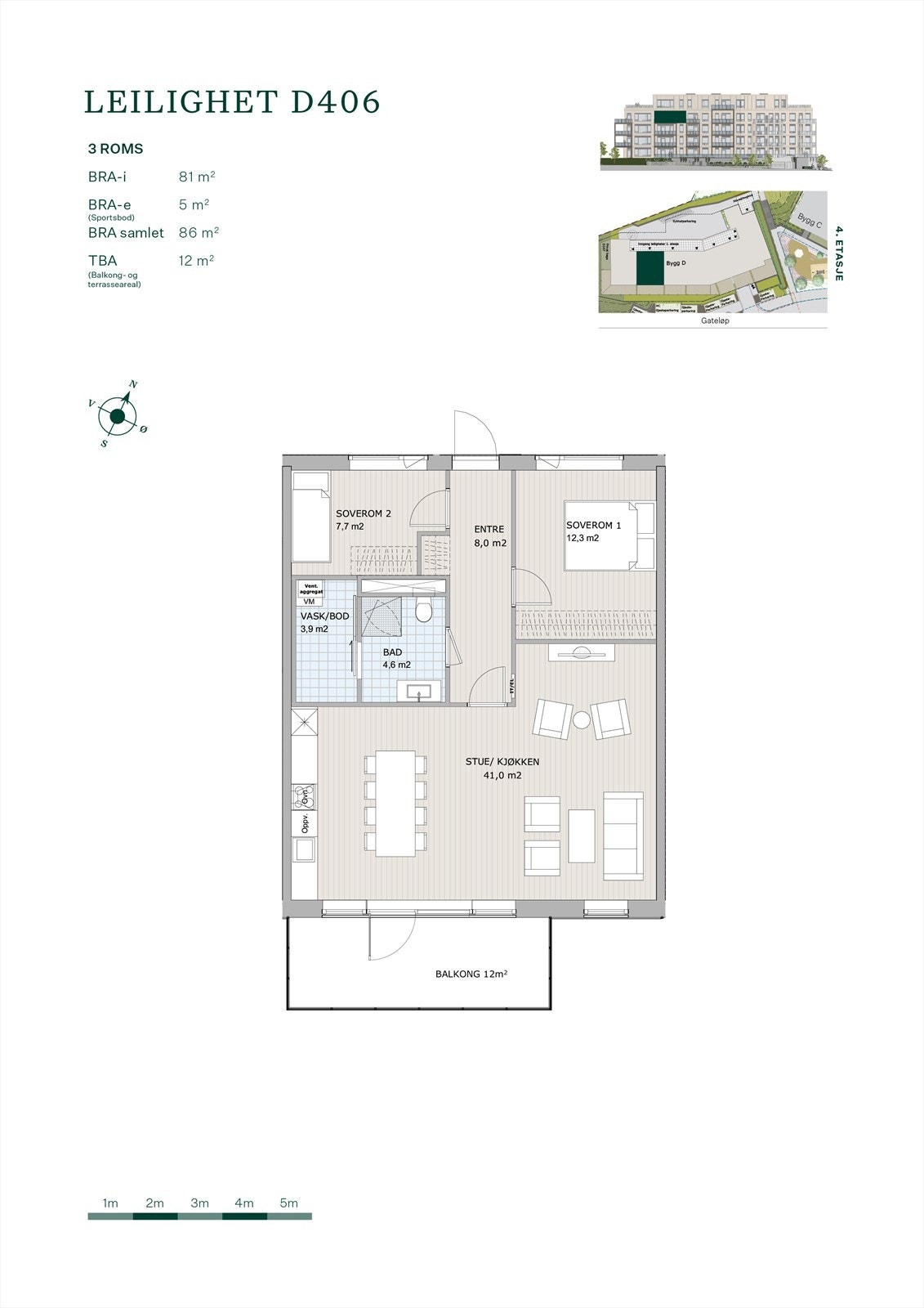 Plantegning Galleribilde