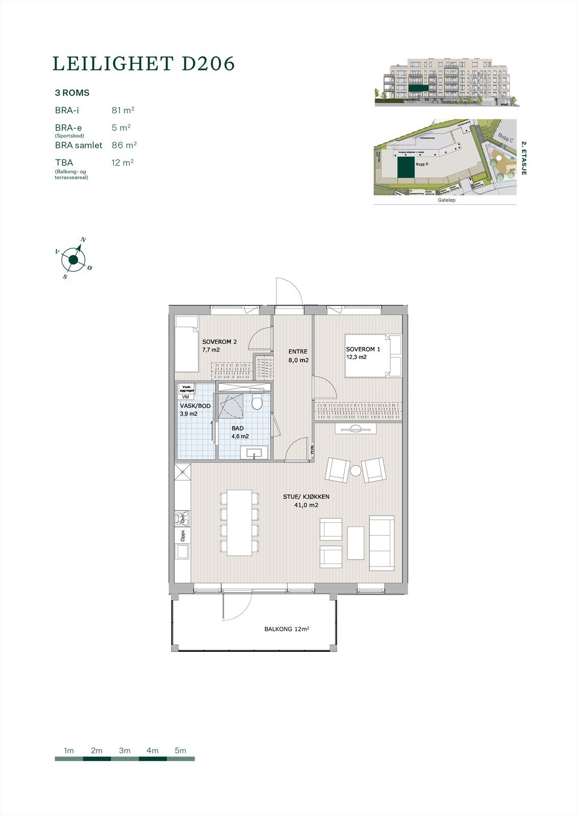 Plantegning Galleribilde