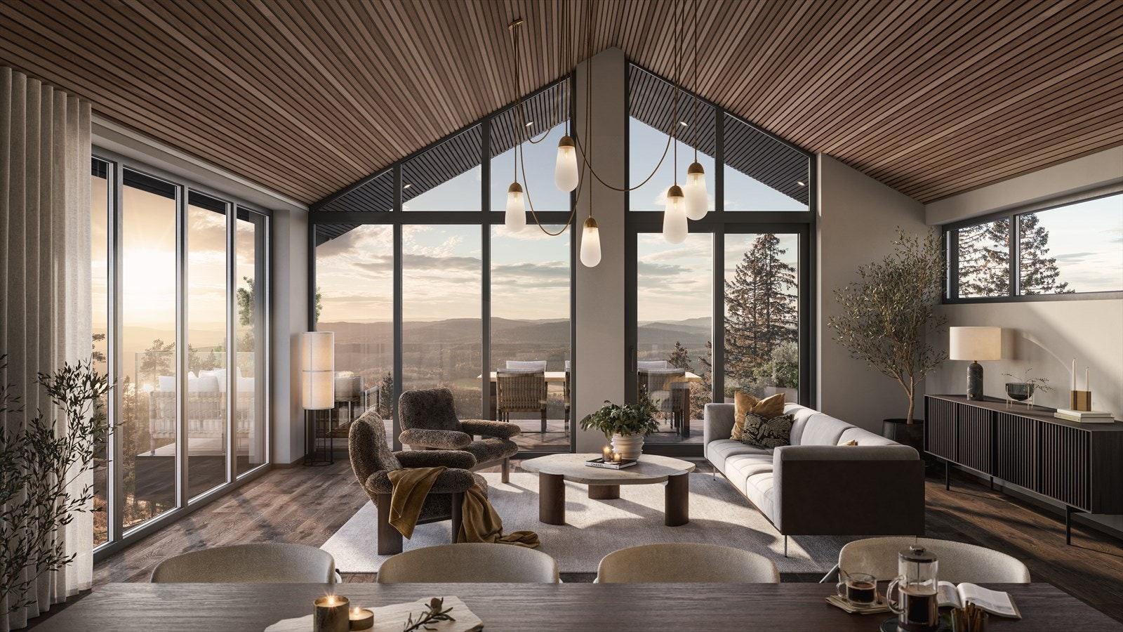 Området er perfekt for den som vil leve et aktivt friluftsliv med nærhet til flotte tur- og friluftsområder innover i Nordmarka med fine muligheter for noen av Oslos beste naturopplevelser. Illustrasjonsfoto fra leilighet A. Galleribilde