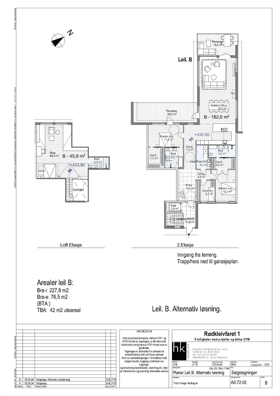 Leilighet B Galleribilde