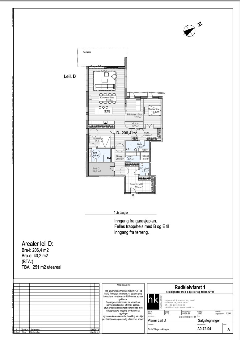 Leilighet D Galleribilde