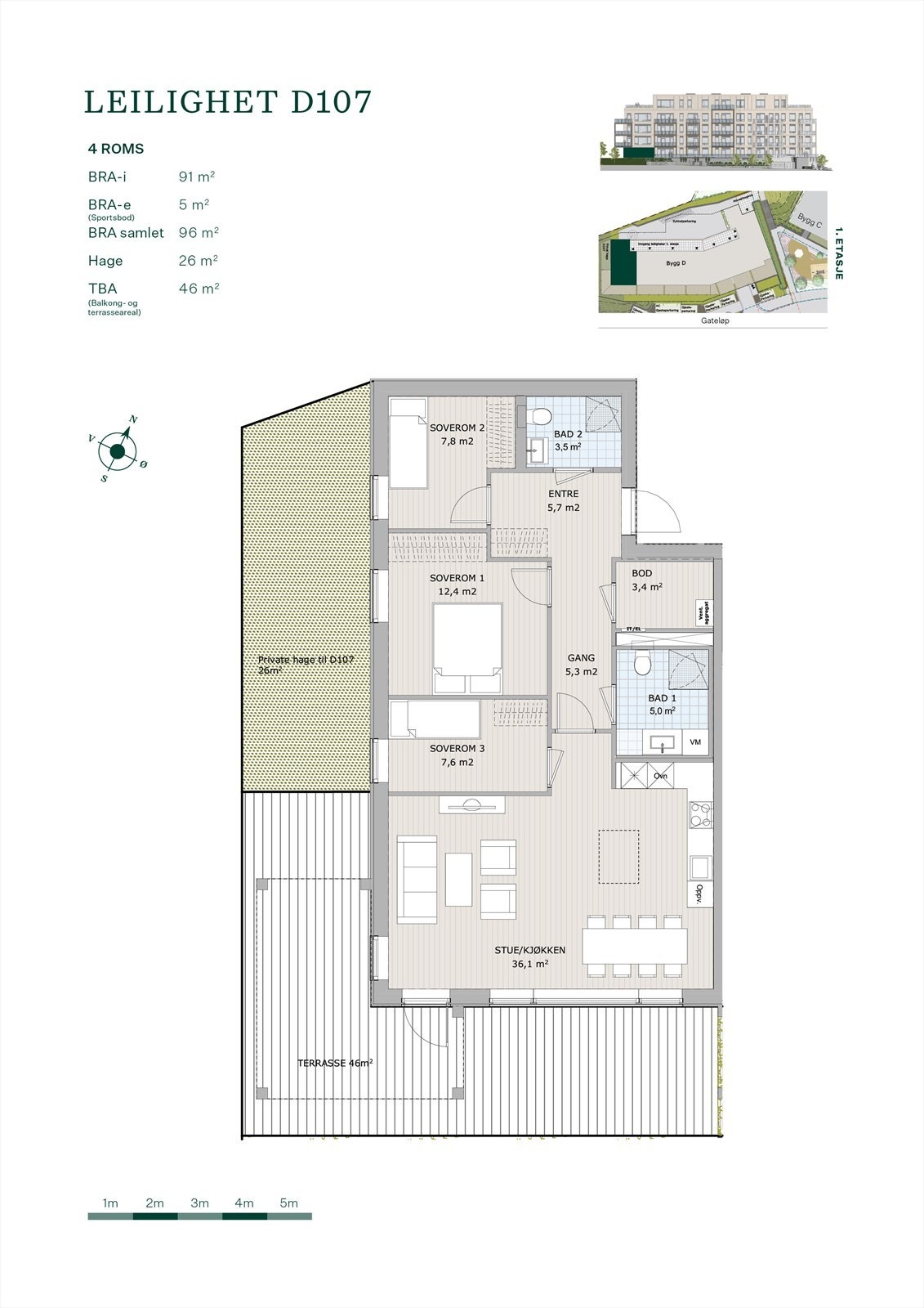 Plantegning Galleribilde