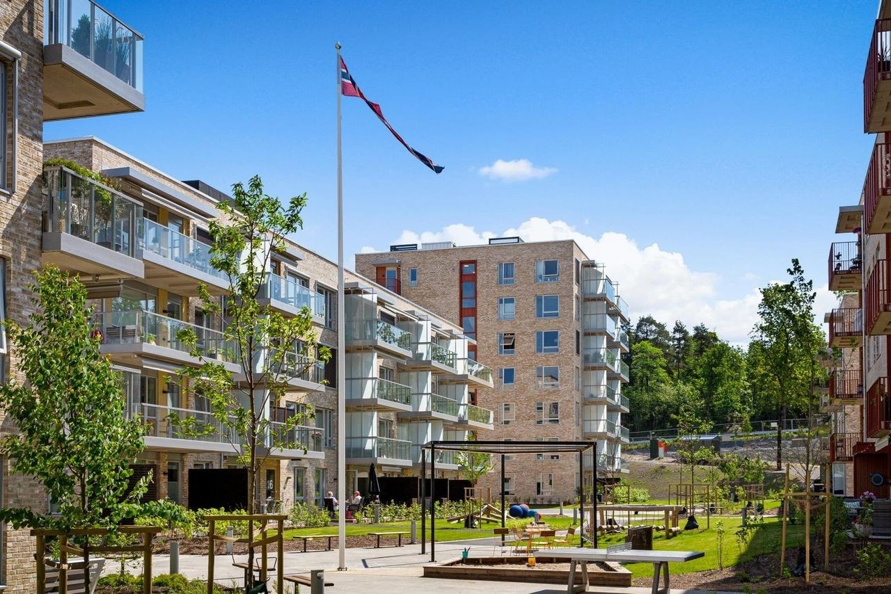 Første byggetrinn på Bergerløkka ferdigstilt i 2019/2020 Galleribilde