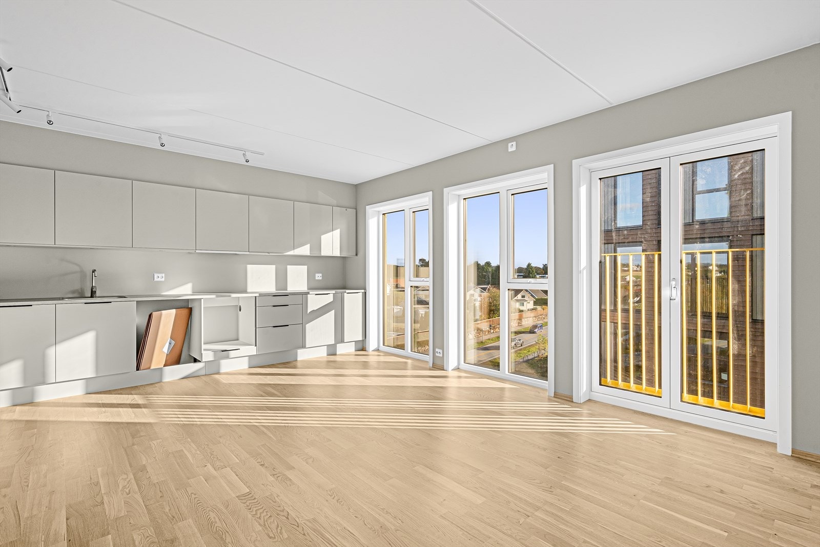 Fransk balkong fra kjøkkenet Galleribilde