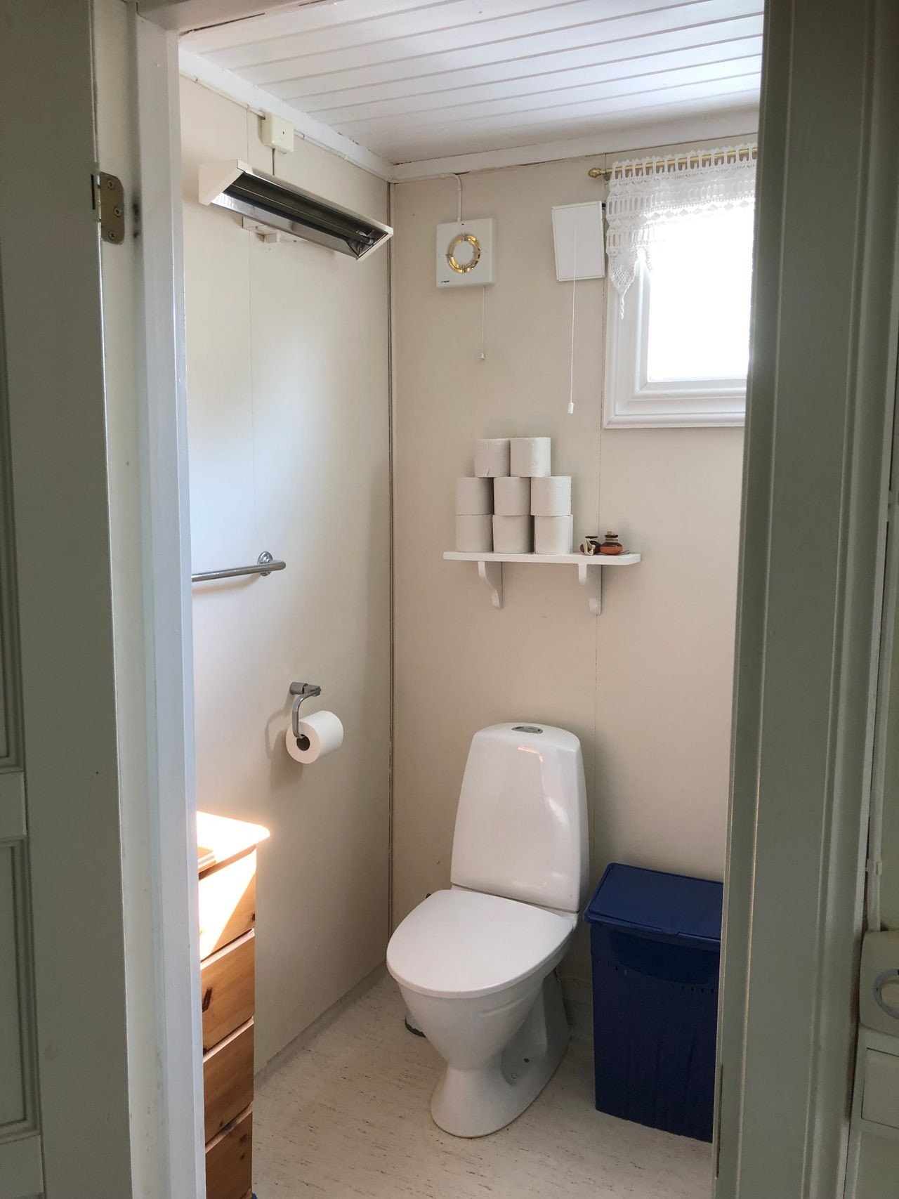 Toalett på badet Galleribilde