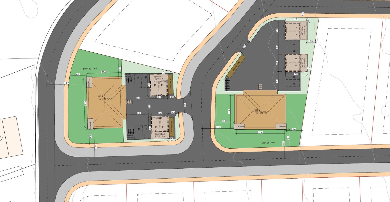 Plassering av boliger, endringer kan forekomme Galleribilde