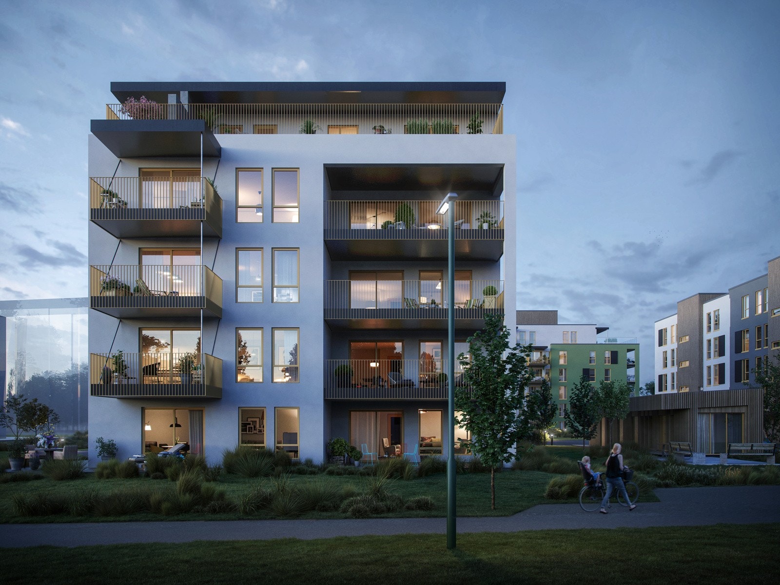 Asper hageby Hus C Galleribilde